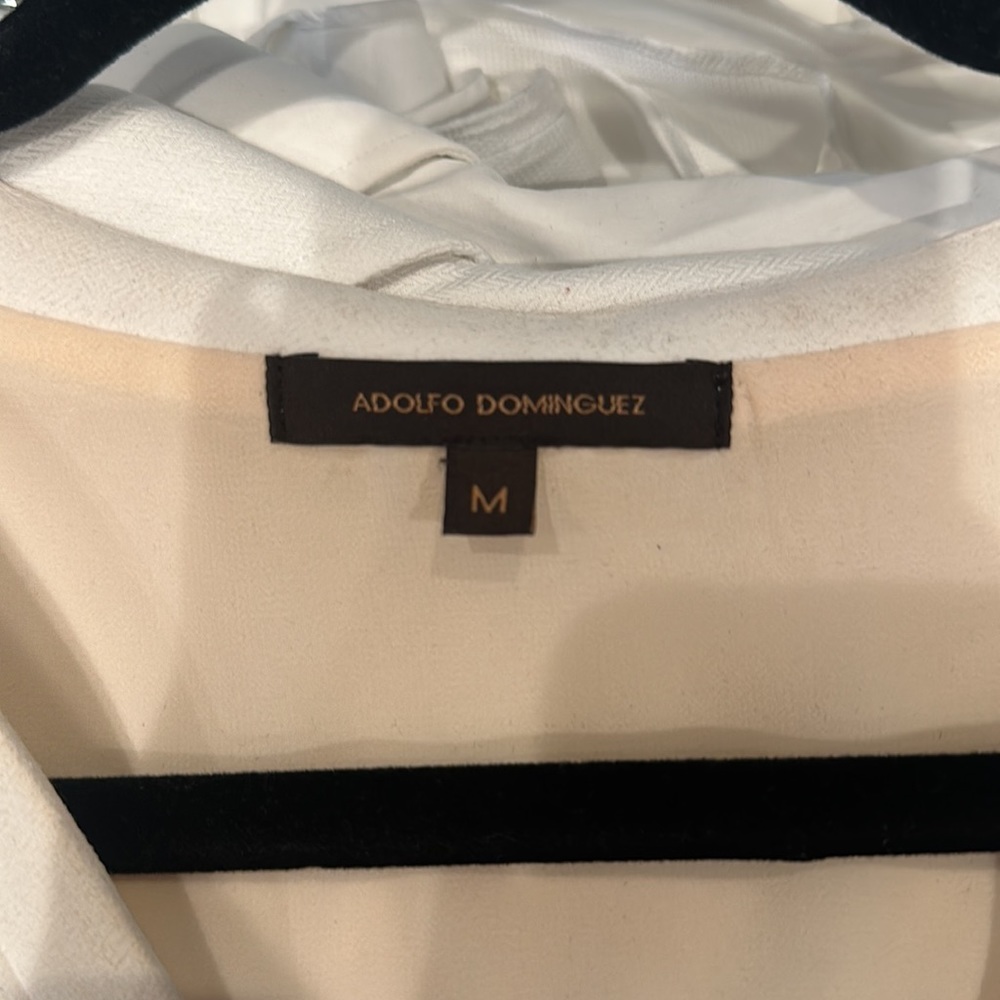 Adolfo Dominguez jumpsuit in cream wide leg - Picture 5 of 5